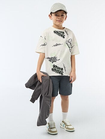 Short van lichte sweatstof