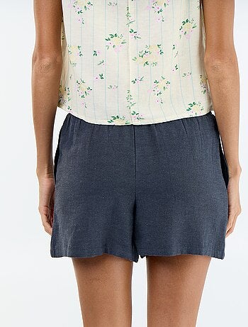 Short van linnenmix
