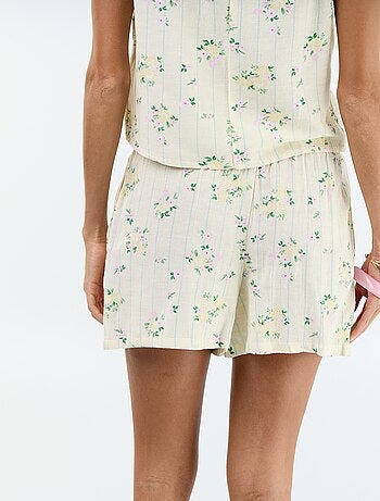 Short van linnenmix