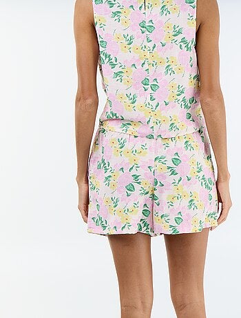 Short van linnenmix