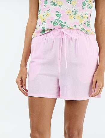 Short van linnenmix