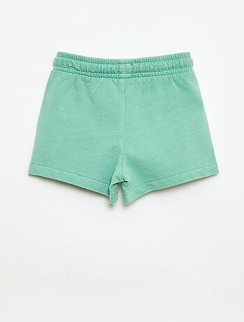 Short van ongeborsteld molton