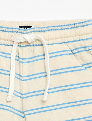 Short van ongeborsteld molton