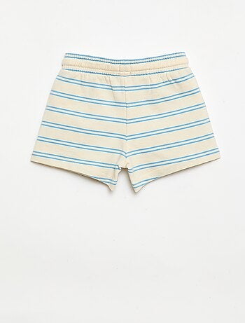 Short van ongeborsteld molton