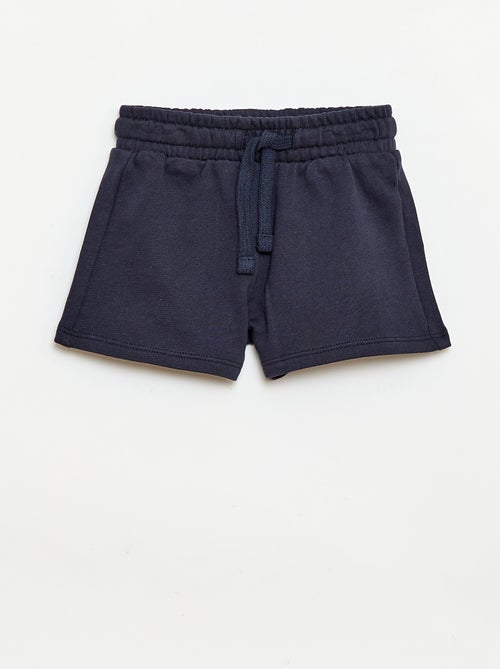 Short van ongeborstelde joggingstof - Kiabi