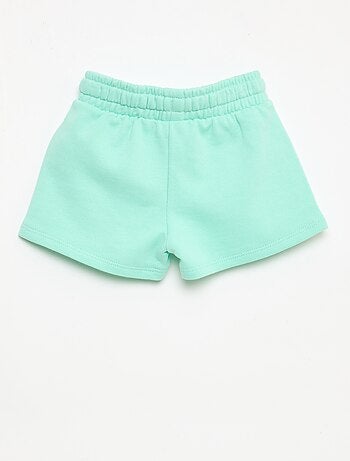 Short van ongeborstelde joggingstof