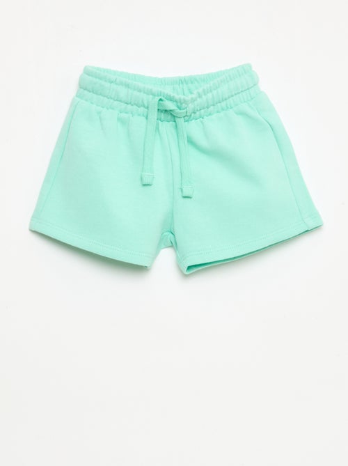 Short van ongeborstelde joggingstof - Kiabi