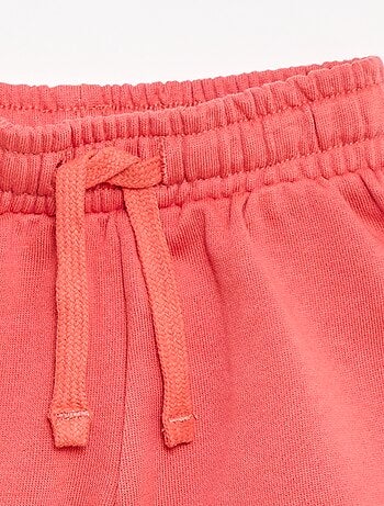 Short van ongeborstelde joggingstof