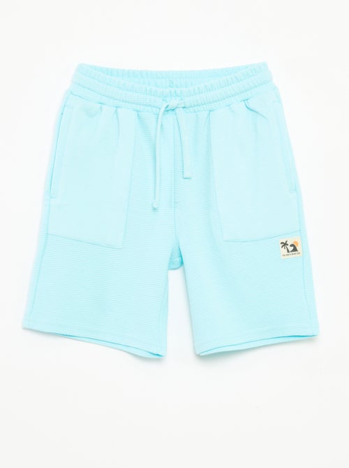 Short van tricot met 2 zakken - Kiabi