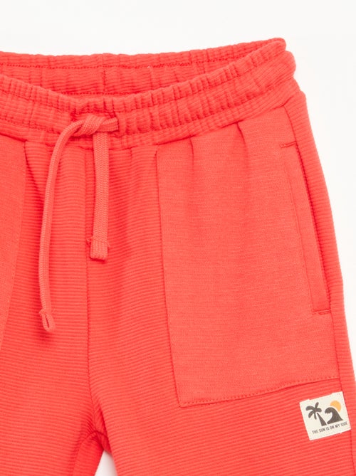 Short van tricot met 2 zakken - Kiabi