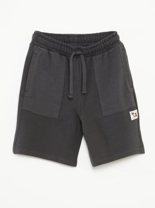 Short van tricot met 2 zakken