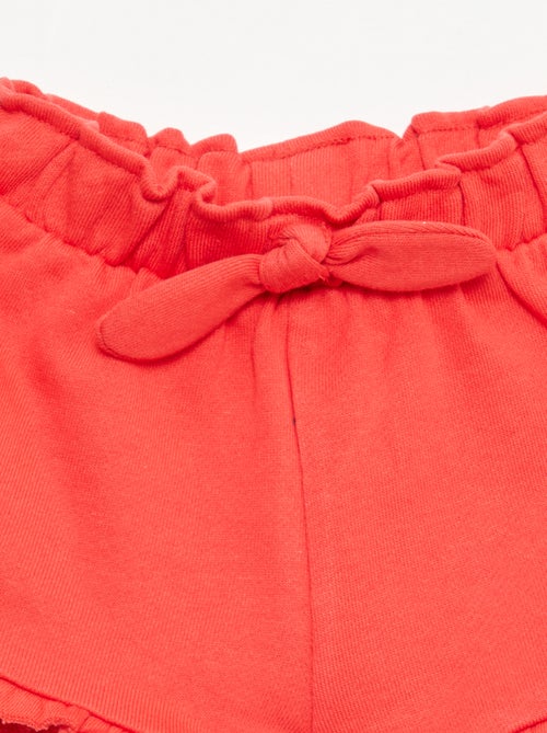 Short volanté avec nœud à la taille - Kiabi