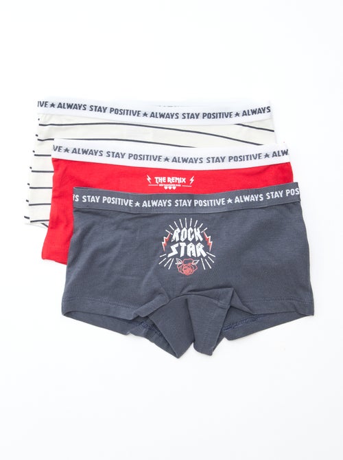 Shorties en jersey - Lot de 3 - Kiabi