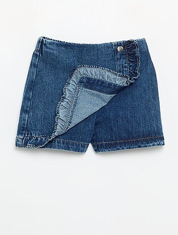 Shortrok van denim