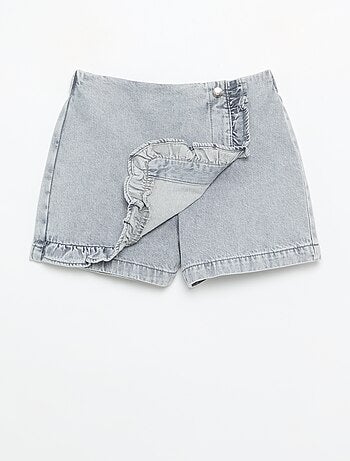 Shortrok van denim