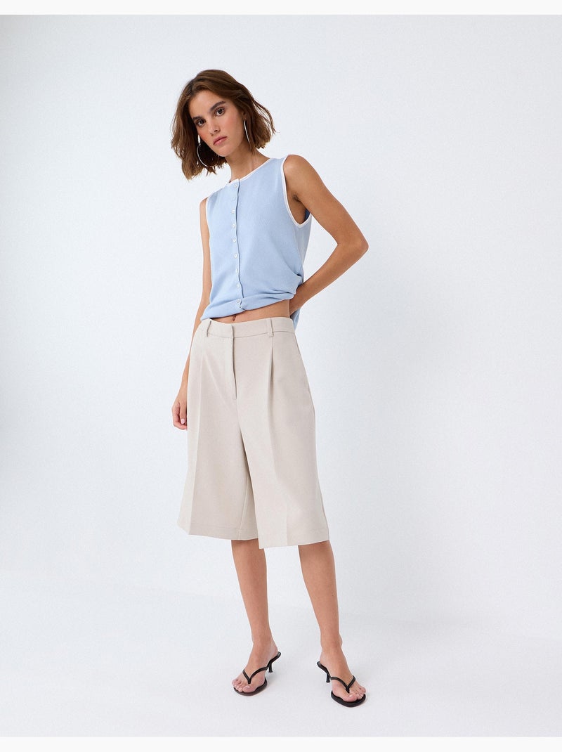 Shorts bermudes, mo fashion Beige - Kiabi