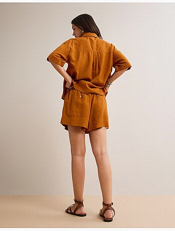 Shorts en lin, mo fashion