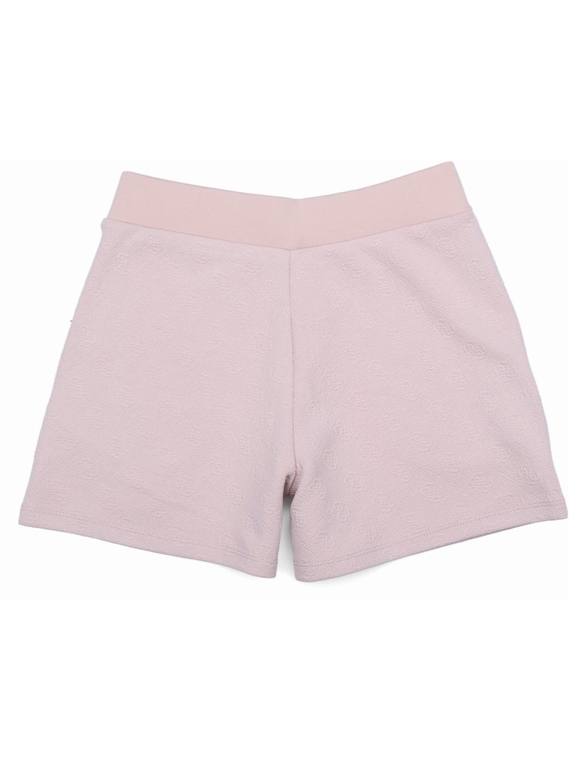 Shorts met elastische tailleband - Guess kids Roze - Kiabi