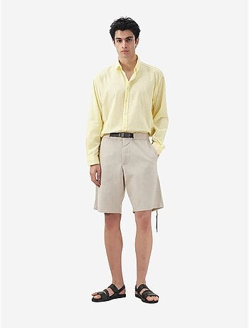 Shorts met riem en middelhoge taille giesto