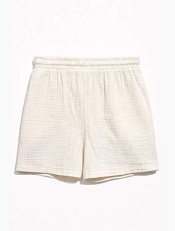 Shorts texturés à taille haute et jambe large mixray