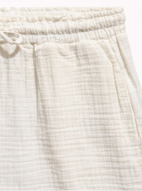 Shorts texturés à taille haute et jambe large mixray - Kiabi Shorts texturés à taille haute et jambe large mixray - Kiabi