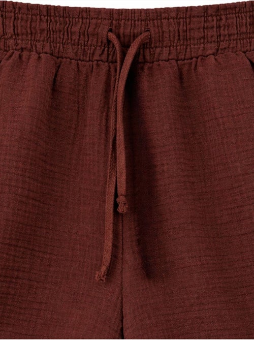 Shorts texturés à taille haute et jambe large mixray - Kiabi Shorts texturés à taille haute et jambe large mixray - Kiabi