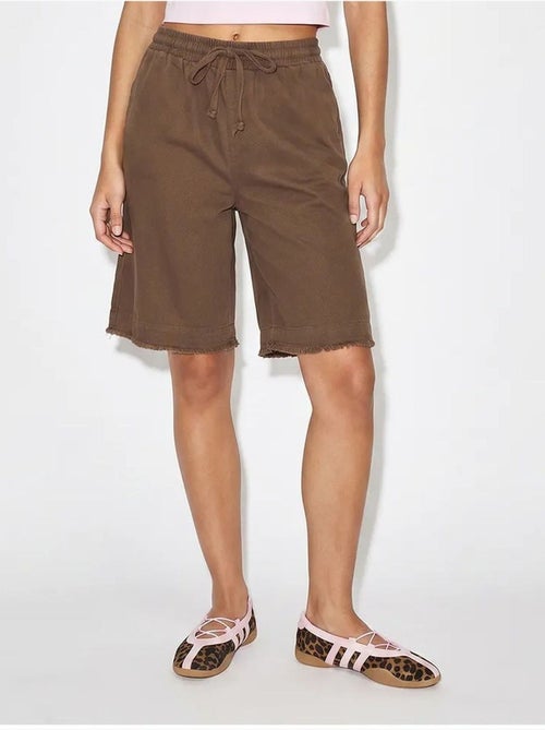 Shorts van katoenmix met hoge taille lucci - Kiabi Shorts van katoenmix met hoge taille lucci - Kiabi