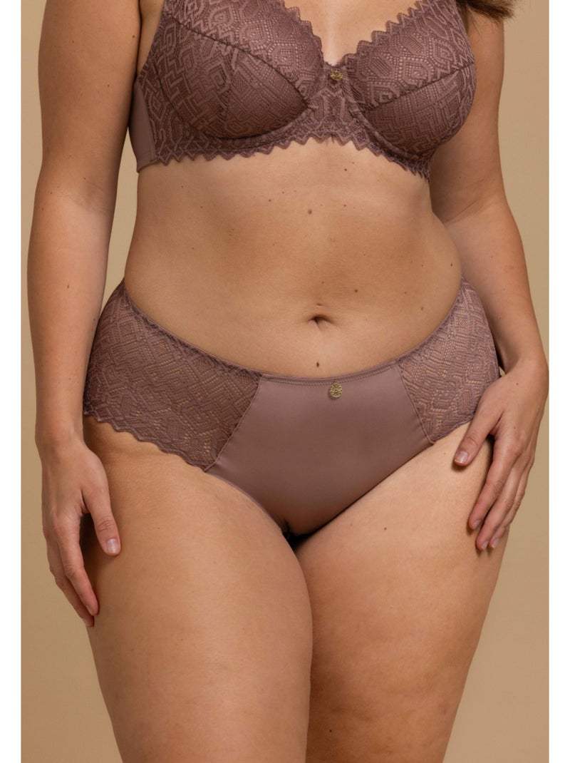 Shorty café latte talisman Marron - Kiabi