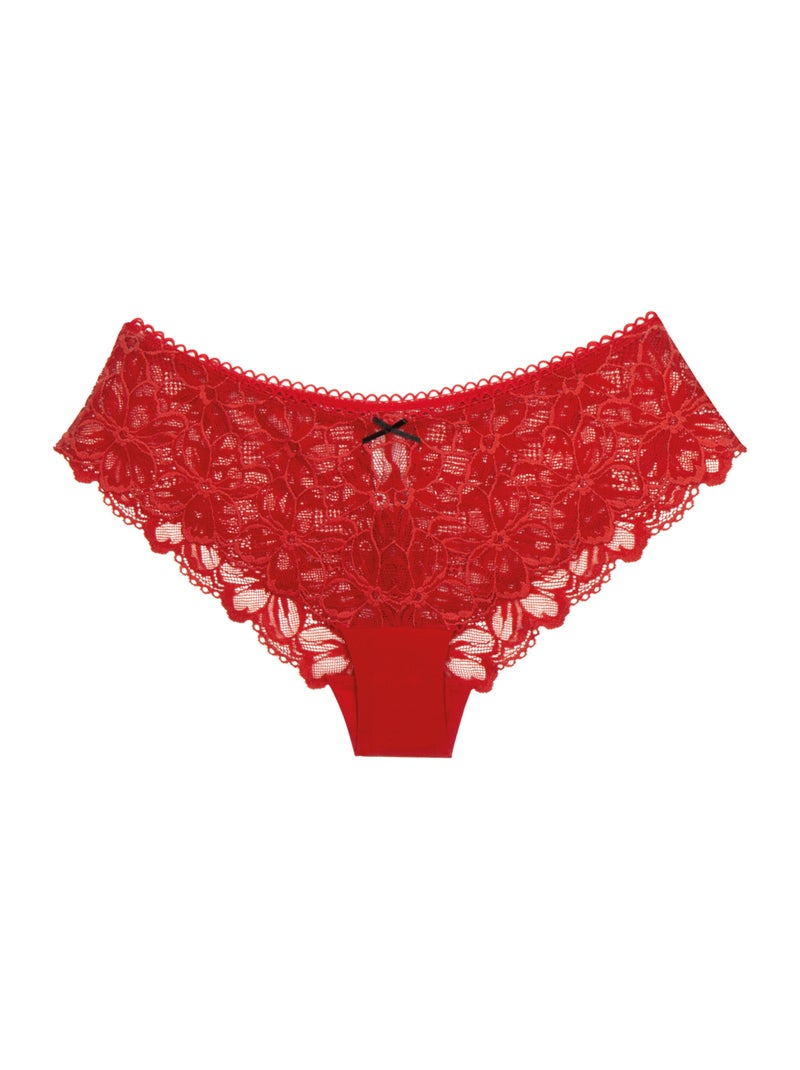 Shorty dames love mood pretty passio Rood - Kiabi