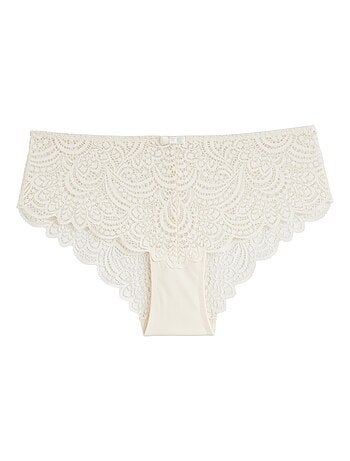 Shorty dentelle dentelle - rougegorge lingerie