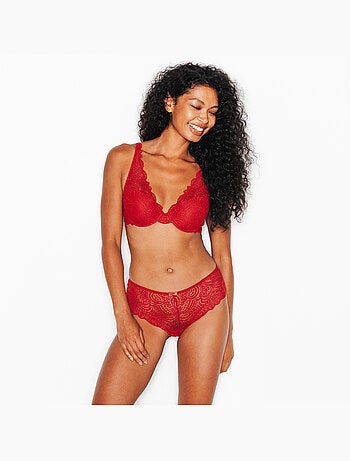 Shorty dentelle dentelle - rougegorge lingerie