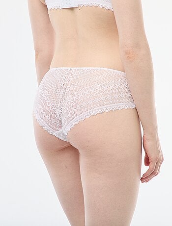 Shorty en dentelle