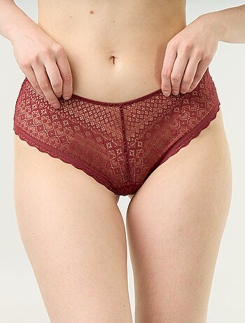 Shorty en dentelle