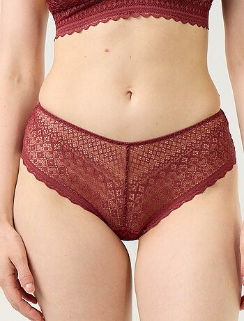 Shorty en dentelle