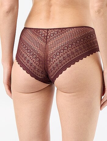 Shorty en dentelle