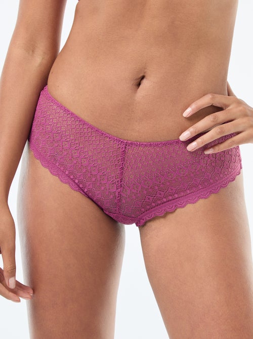 Shorty en dentelle - Kiabi