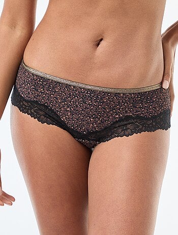 Shorty en microfibre imprimé