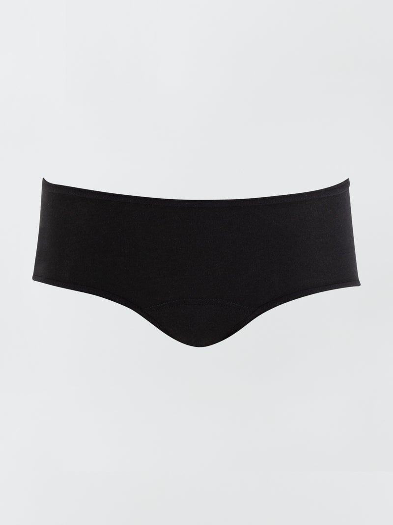 Shorty menstruel 'Athena' Noir - Kiabi