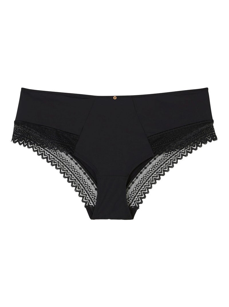 Shorty microfibre douce - rougegorge lingerie Noir - Kiabi