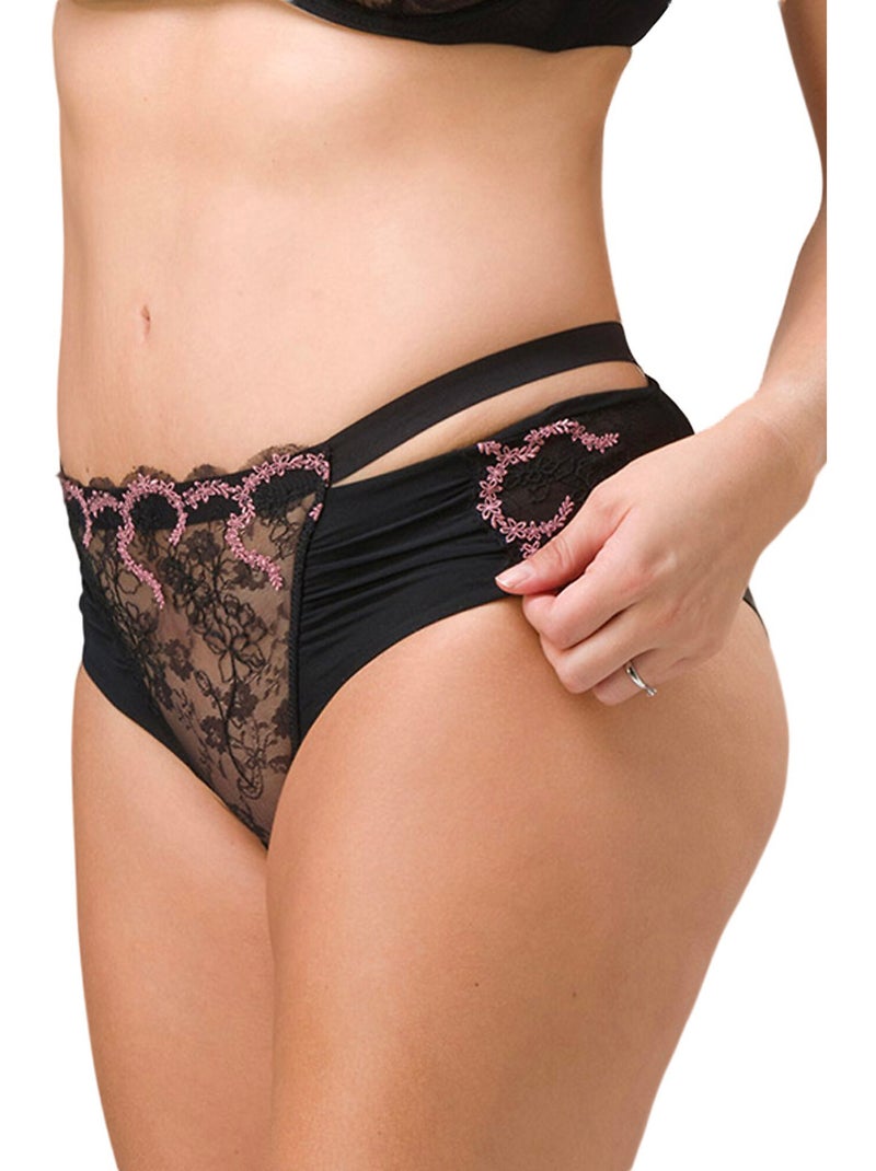 Shorty moulin rouge Noir - Kiabi