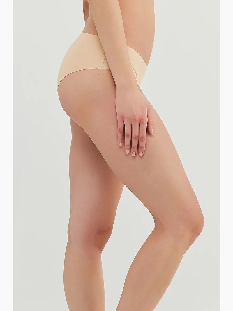 Shorty onzichtbaar van katoen penti Klei-beige - Kiabi