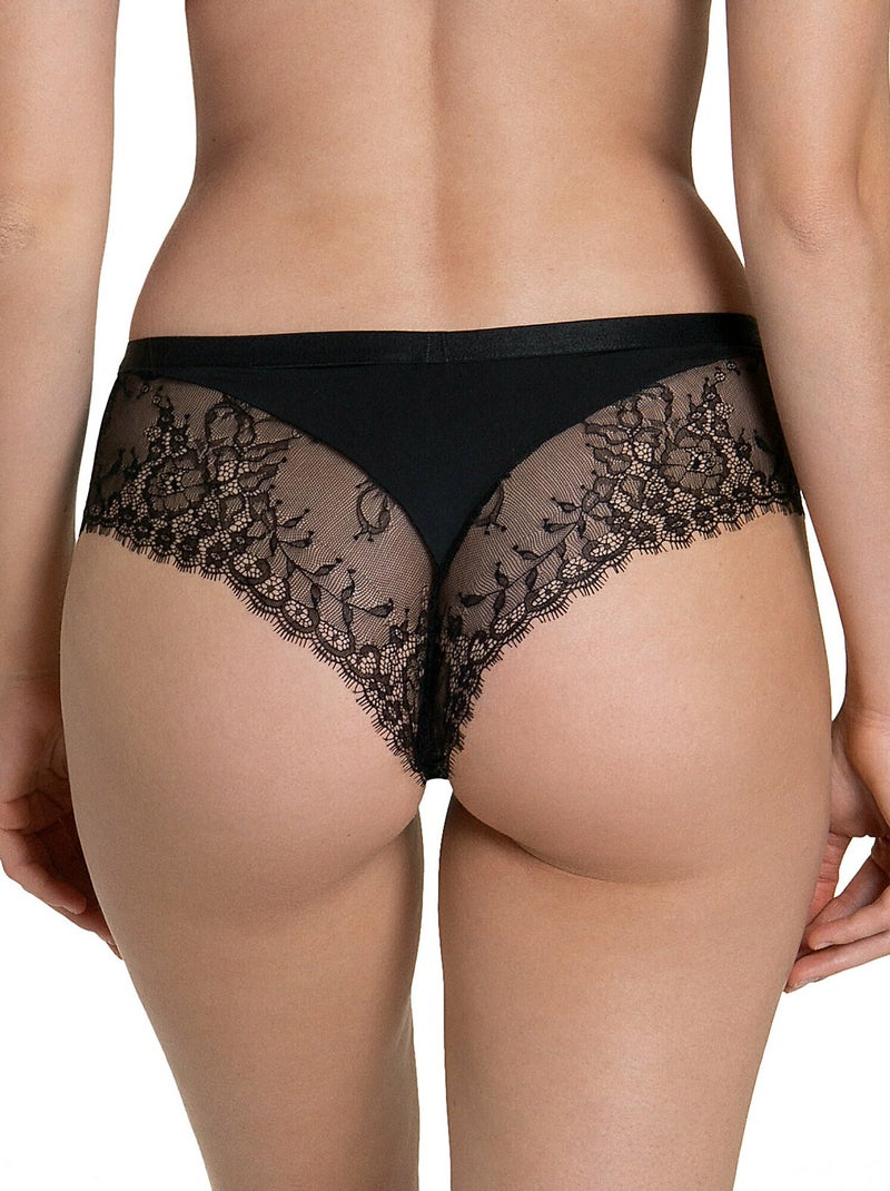 Shorty rose noir Noir - Kiabi