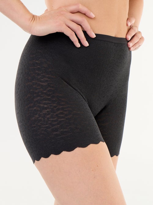 Shorty uni en dentelle - Kiabi