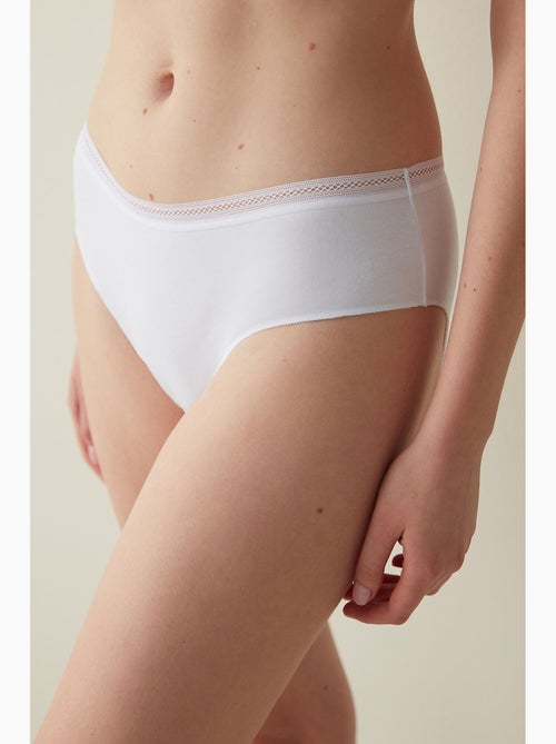 Shorty van katoen met bies penti - Kiabi Shorty van katoen met bies penti - Kiabi
