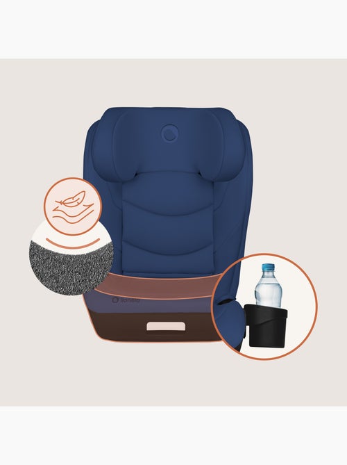 Siège auto 100-150cm LIONELO Neal i-Size - ISOFIX - Assise large - Porte-gobelet - Inclinable - Kiabi