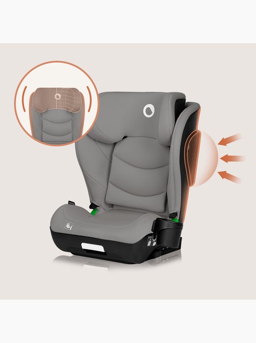 Siège auto 100-150cm LIONELO Neal i-Size - ISOFIX - Assise large - Porte-gobelet - Inclinable - Kiabi