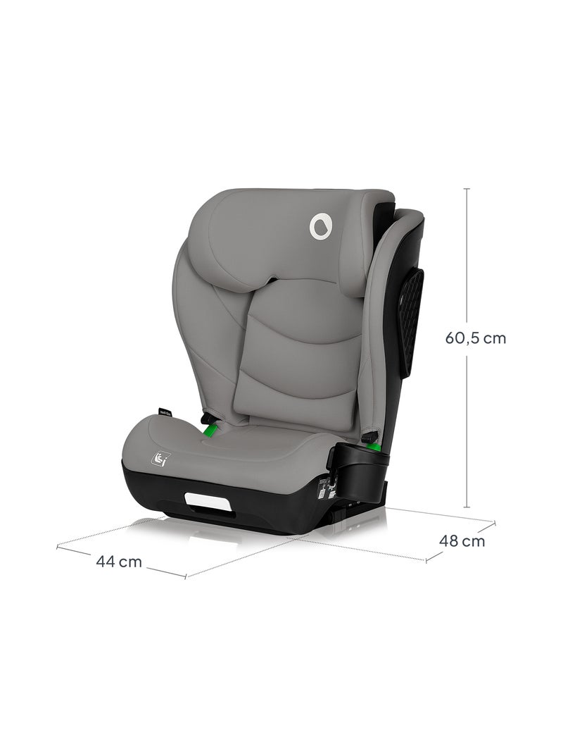 Siège auto 100-150cm LIONELO Neal i-Size - ISOFIX - Assise large - Porte-gobelet - Inclinable Gris - Kiabi
