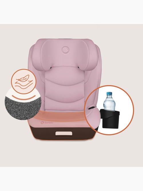 Siège auto 100-150cm LIONELO Neal i-Size - ISOFIX - Assise large - Porte-gobelet - Inclinable - Kiabi