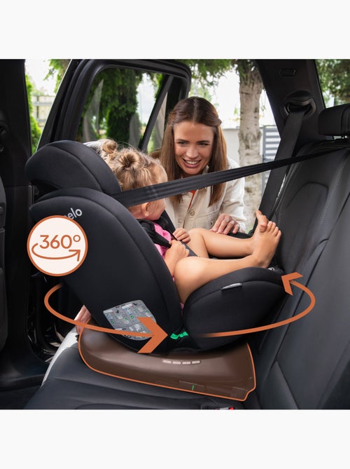 Siège auto 360° LIONELO Bastiaan i-Size - ISOFIX - Groupe 0+/1/2/3 - 40 à 150 cm - SideProtect - Kiabi