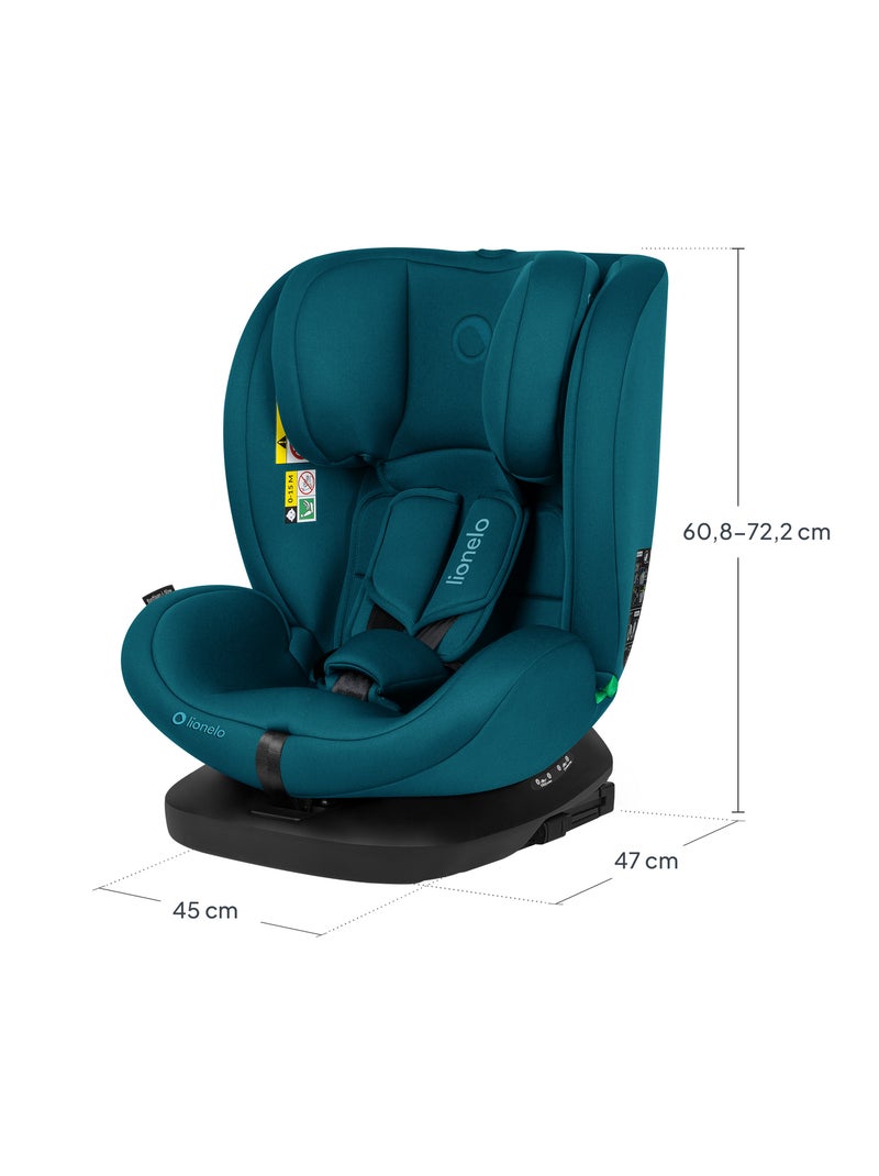 Siège auto 360° LIONELO Bastiaan i-Size - ISOFIX - Groupe 0+/1/2/3 - 40 à 150 cm - SideProtect Indigo - Kiabi
